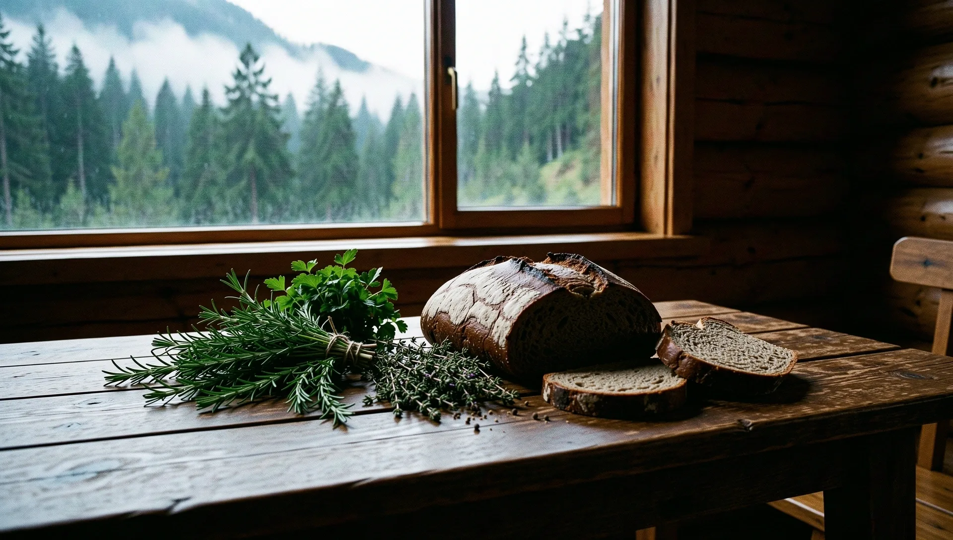 Slovak forest landscape